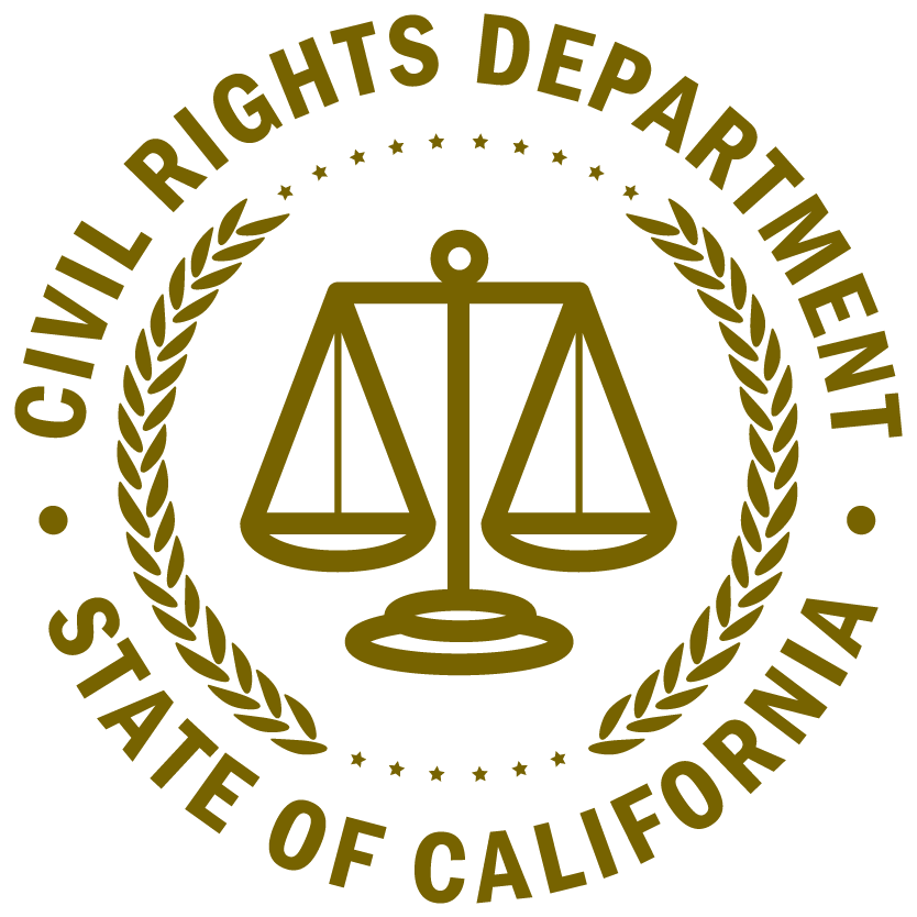 'Civil Rights Department' logo