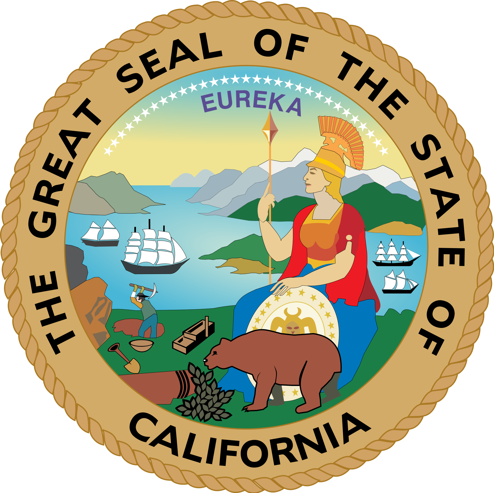 'State of California' logo